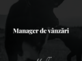 Manager de vânzări