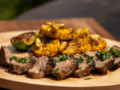 PICANHA la Tigaie cu Chimichurri, Porumb și Jalapeño